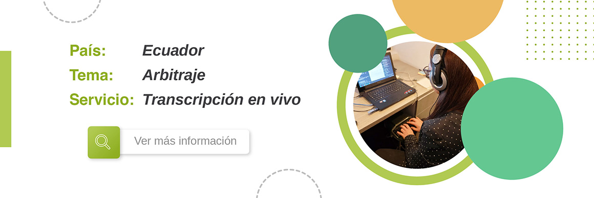 Persona utilizando una máquina de estenografía